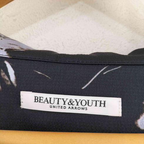 ビューティーアンドユースユナイテッドアローズ BEAUTY & YOUTH UNITED ARROWS フラワープリント 5分袖 シャツ レディース FREE