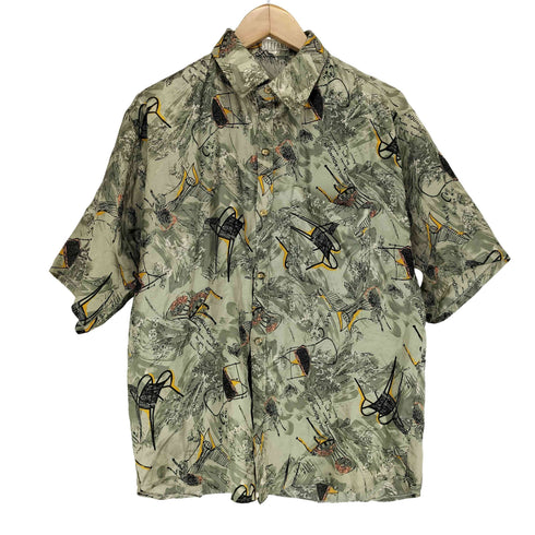 STEFANO 総柄 S/S シャツ レディース