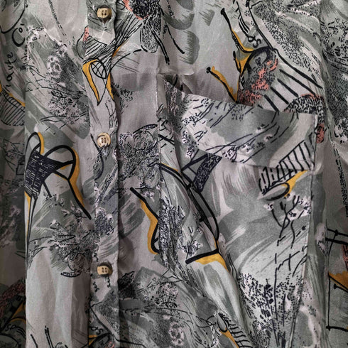STEFANO 総柄 S/S シャツ レディース