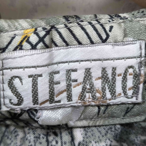 STEFANO 総柄 S/S シャツ レディース