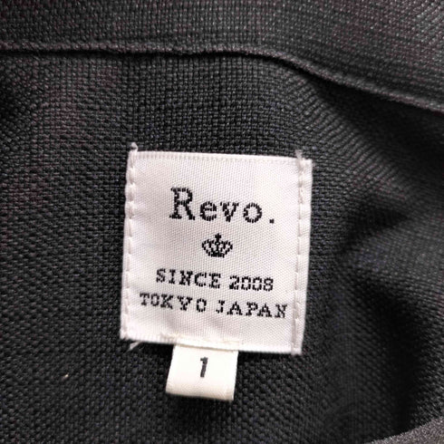 レボ Revo. ラインデザインS/Sボックス開襟シャツ メンズ JPN:1