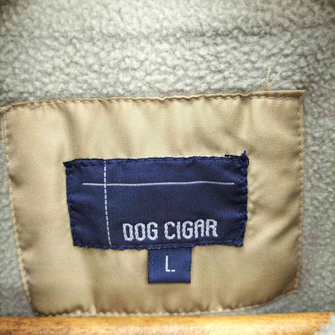 DOG CIGAR 裏地 フリース ジップアップ ジャケット メンズ JPN:L