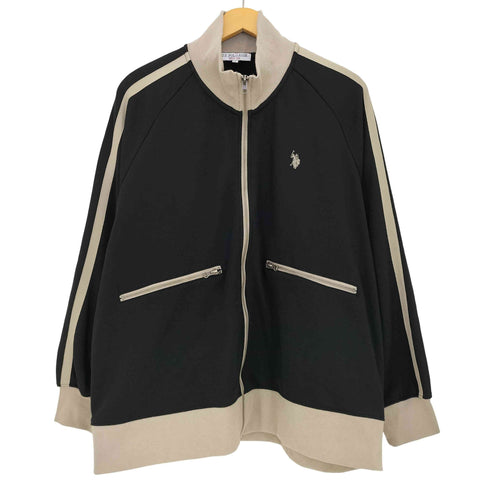 ユーエスポロアッスン U.S.POLO ASSN 別注 コラボ オーバーサイズ フルジップ ラグランスリーブ トラック トラックジャケット メンズ JPN:M