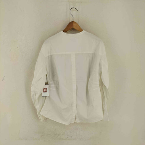 レイビームス Ray BEAMS 21SS カーブスリーブバンドカラーシャツ レディース ONE SIZE