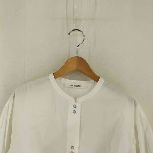 レイビームス Ray BEAMS 21SS カーブスリーブバンドカラーシャツ レディース ONE SIZE