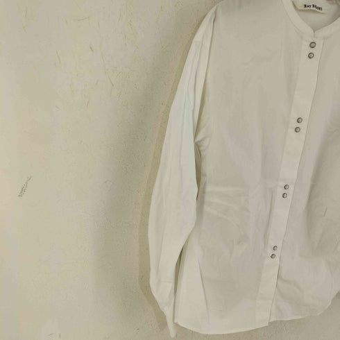 レイビームス Ray BEAMS 21SS カーブスリーブバンドカラーシャツ レディース ONE SIZE