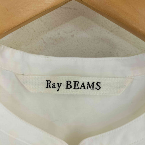 レイビームス Ray BEAMS 21SS カーブスリーブバンドカラーシャツ レディース ONE SIZE