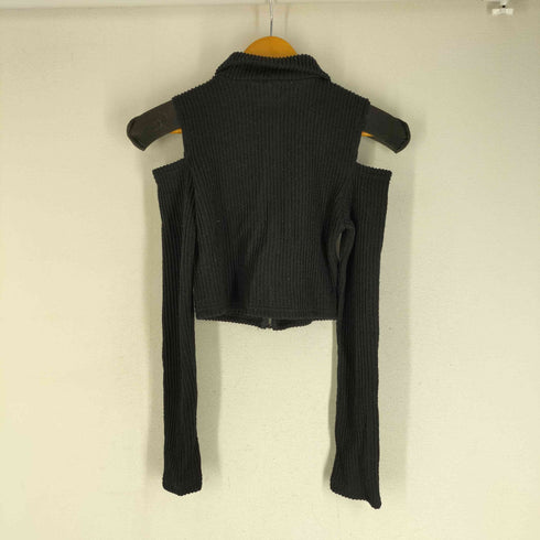 ラブユ LVEU. ショルダーカットアウトフロントジップトップス レディース FREE