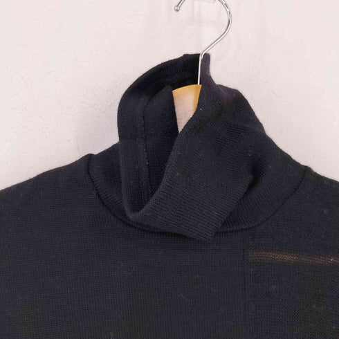 ヨウジヤマモト Yohji Yamamoto LAINE WOOL 裾デザイン タートルネックニット メンズ JPN:3