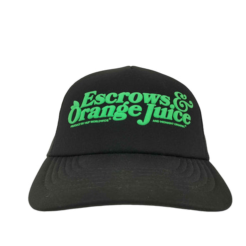 ハフ HUF X MIDNIGHT ORGANIC ESCROWS AND ORANGE JUICE TRUCKER メンズ
