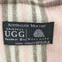 アグ UGG チェック柄 フリンジウールマフラー レディース
