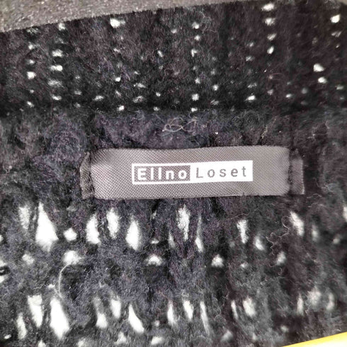 エルノロゼット Ellno Loset ローゲージニットカーディガン メンズ FREE