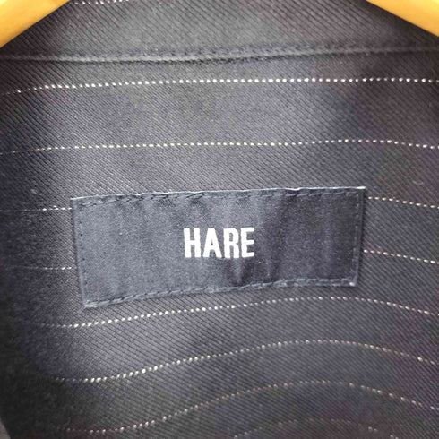 ハレ HARE ラメピンストライプシャツ メンズ FREE