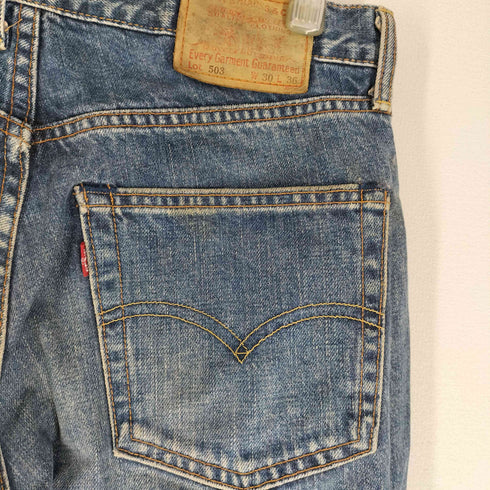リーバイス Levis 90s 日本製 復刻 ボタン裏J22 503-00 ストレートデニム メンズ W30L36