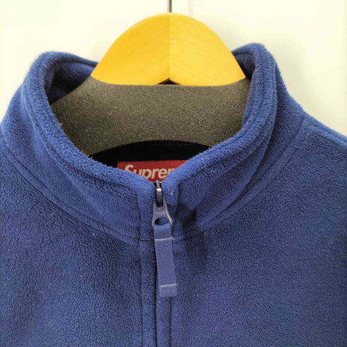 シュプリーム Supreme 23AW Polartec Zip Jacket ロゴ刺繍 ハーフジップフリースジャケット メンズ JPN:L