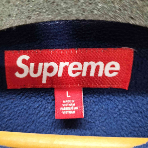 シュプリーム Supreme 23AW Polartec Zip Jacket ロゴ刺繍 ハーフジップフリースジャケット メンズ JPN:L