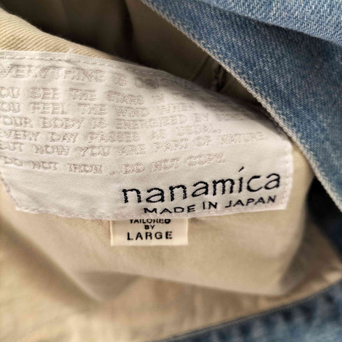 ナナミカ nanamica Short Denim Jacket Indigo Blue ショートデニムジャケット メンズ JPN:L