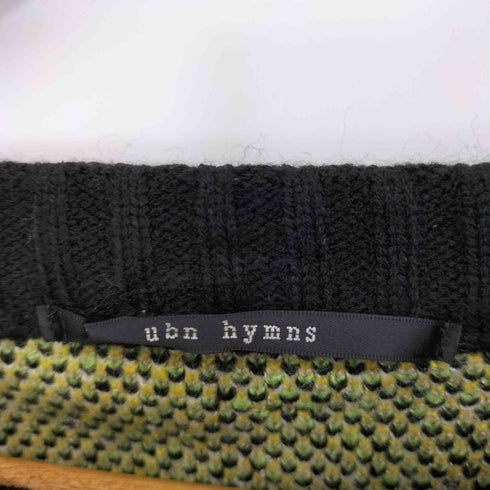 UBN HYMNS ニュアンス柄ジャカードニット レディース FREE