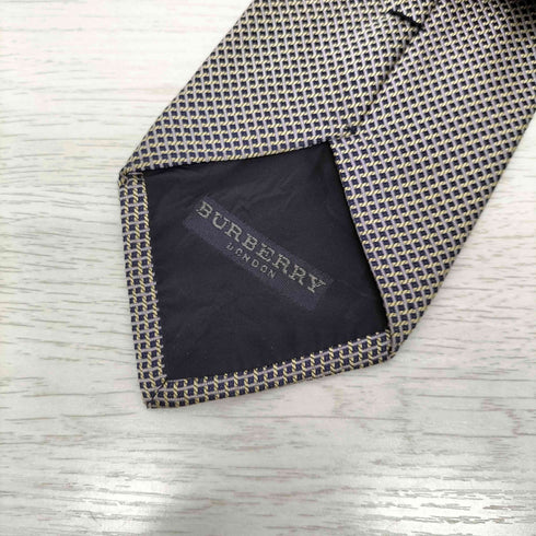 バーバリーロンドン BURBERRY LONDON 総柄シルクネクタイ メンズ