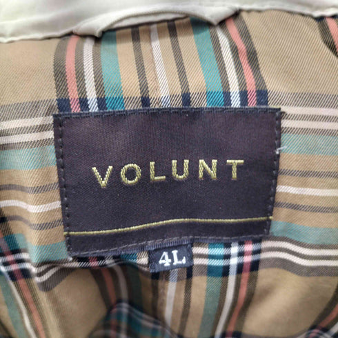 VOLUNT 比翼 中綿ハーフコート メンズ 4L