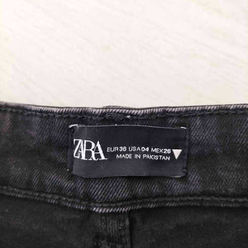 ザラ ZARA カットオフフレアデニム レディース EUR:36
