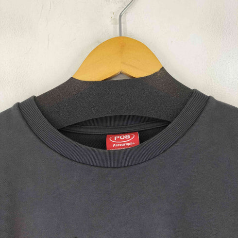 パラグラフ PARAGRAPH ロゴアップリケ クルーネックスウェット メンズ