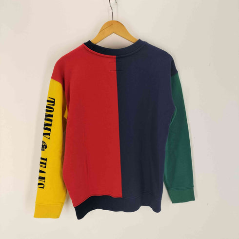 トミージーンズ tommy jeans マルチカラートレーナー メンズ import:S