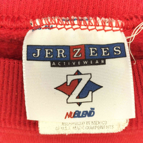 ジャージーズ JERZEES 00s EMERSON ATHLETICS カレッジプリント スウェット メンズ import:XL