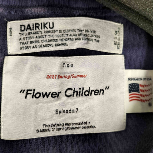 ダイリク DAIRIKU 21ss Tie-dye Thermal Tee メンズ JPN:M