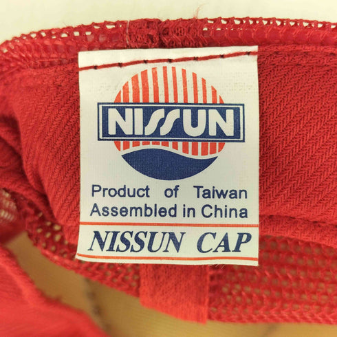 ニッサンカップ NISSUN CAP スタッズ ハート 刺繍 メッシュキャップ メンズ