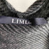 リミフゥ LIMI feu バッククロス アシンメトリー ドレープ変形 前開きニット レディース S