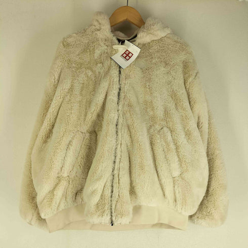 ザラ ZARA 2WAY MA-1 フード付きリバーシブル チュニック丈ファーブルゾン レディース import:XS