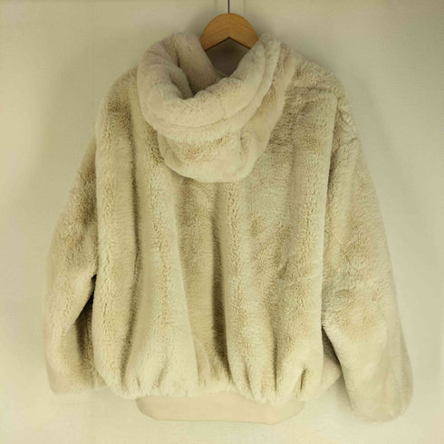 ザラ ZARA 2WAY MA-1 フード付きリバーシブル チュニック丈ファーブルゾン レディース import:XS