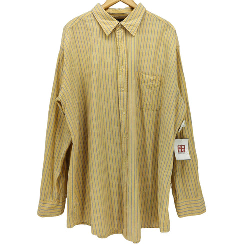 セントジョンズベイ STJOHNS BAY SUPER SOFT ビッグサイズ ストライプ L/S ボタンダウン シャツ メンズ 3XL