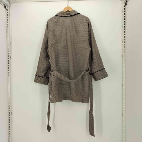 アクアスキュータム AQUASCUTUM 90S クラブチェック ガウン コート メンズ import:L