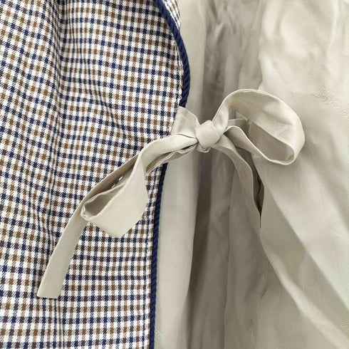 アクアスキュータム AQUASCUTUM 90S クラブチェック ガウン コート メンズ import:L