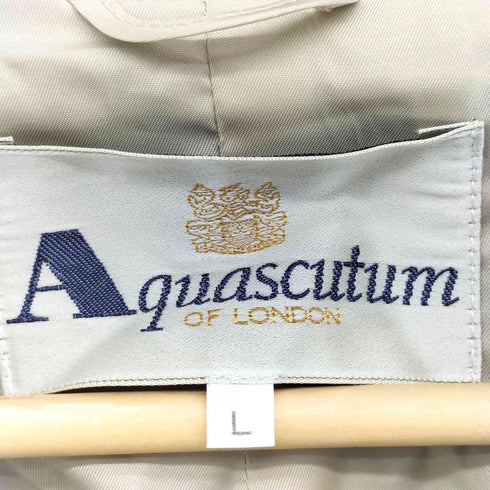 アクアスキュータム AQUASCUTUM 90S クラブチェック ガウン コート メンズ import:L