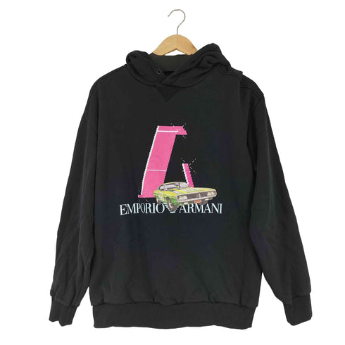 エンポリオアルマーニ EMPORIO ARMANI プリントプルオーバーパーカー メンズ import:L