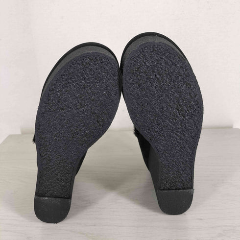ゴム gomme ファーストラップ厚底パンプス レディース