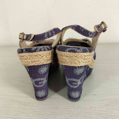 アグ UGG 総柄 ウェッジソールサンダル レディース JPN:22.5