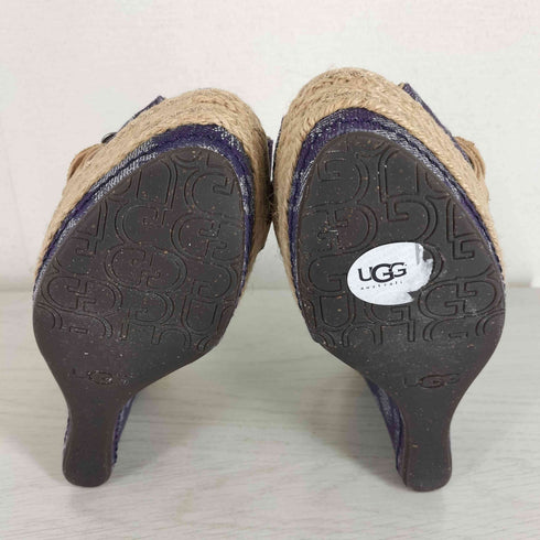 アグ UGG 総柄 ウェッジソールサンダル レディース JPN:22.5
