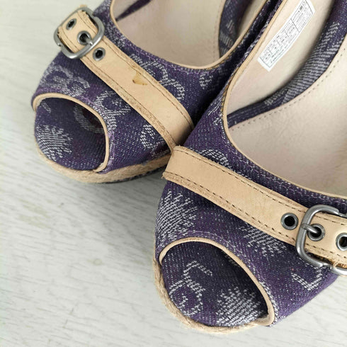 アグ UGG 総柄 ウェッジソールサンダル レディース JPN:22.5