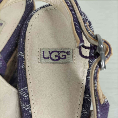 アグ UGG 総柄 ウェッジソールサンダル レディース JPN:22.5