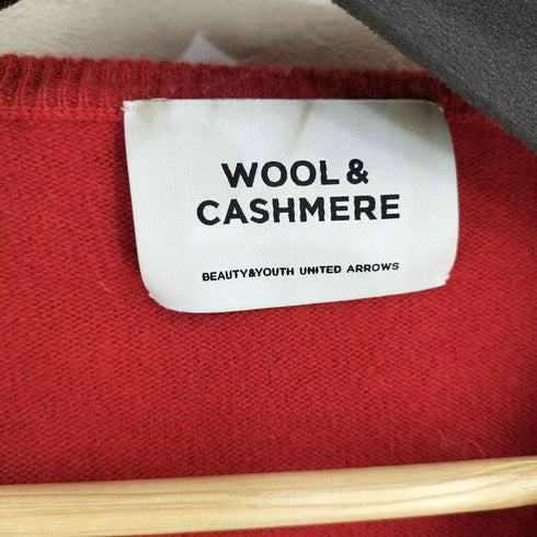 ビューティーアンドユースユナイテッドアローズ BEAUTY & YOUTH UNITED ARROWS 12G ウールカシミヤブレンド Vネックニットプルオーバー レディース FREE