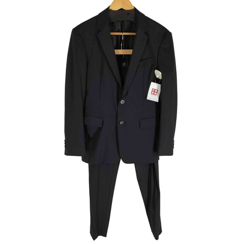 コムサメン COMME CA MEN ポリエステルストレッチ 小紋ドビーセットアップジャケット メンズ S