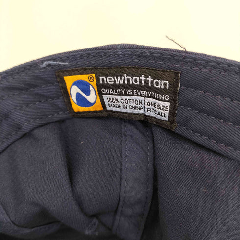 ニューハッタン NEWHATTAN 宇ち多`` 6パネルキャップ ネイビー メンズ ONE SIZE