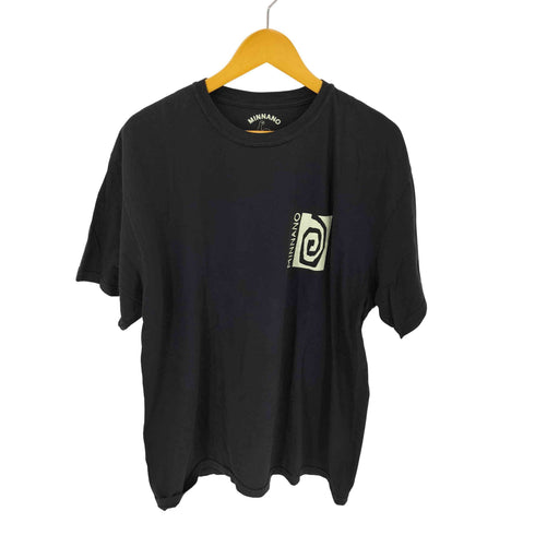 ミンナノ MIN-NANO Rock Tee プリントTシャツ メンズ JPN:L