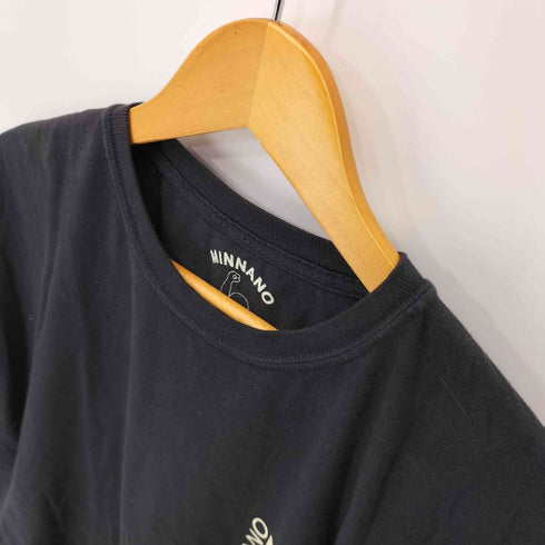 ミンナノ MIN-NANO Rock Tee プリントTシャツ メンズ JPN:L