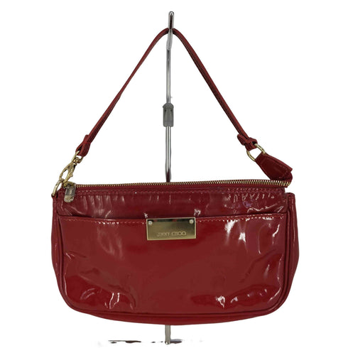 ジミーチュウ JIMMY CHOO イタリア製 エナメル ハンドバッグ レディース