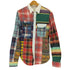 デニムアンドサプライ ラルフローレン DENIM & SUPPLY RALPH LAUREN クレイジーパターン チェック ネイティブ 総柄 デニム 切替 L/S シャツ メンズ import:S